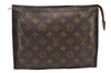 Authentic Louis Vuitton Monogram Poche Toilette 26 M47542 Cosmetics Pouch 8366I