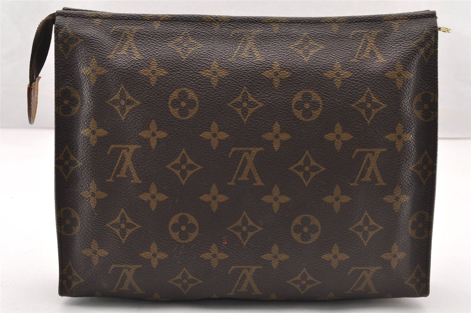 Authentic Louis Vuitton Monogram Poche Toilette 26 M47542 Cosmetics Pouch 8366I