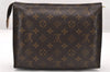 Authentic Louis Vuitton Monogram Poche Toilette 26 M47542 Cosmetics Pouch 8366I