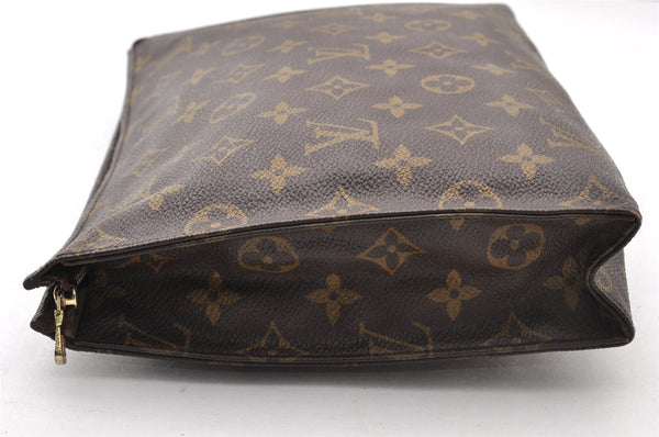 Authentic Louis Vuitton Monogram Poche Toilette 26 M47542 Cosmetics Pouch 8366I