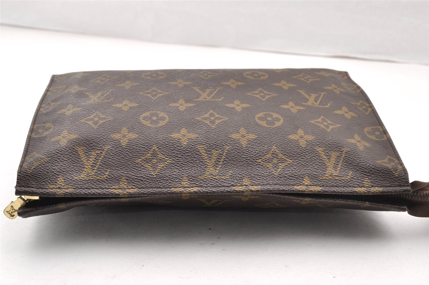 Authentic Louis Vuitton Monogram Poche Toilette 26 M47542 Cosmetics Pouch 8366I