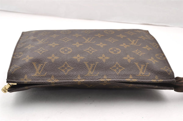 Authentic Louis Vuitton Monogram Poche Toilette 26 M47542 Cosmetics Pouch 8366I