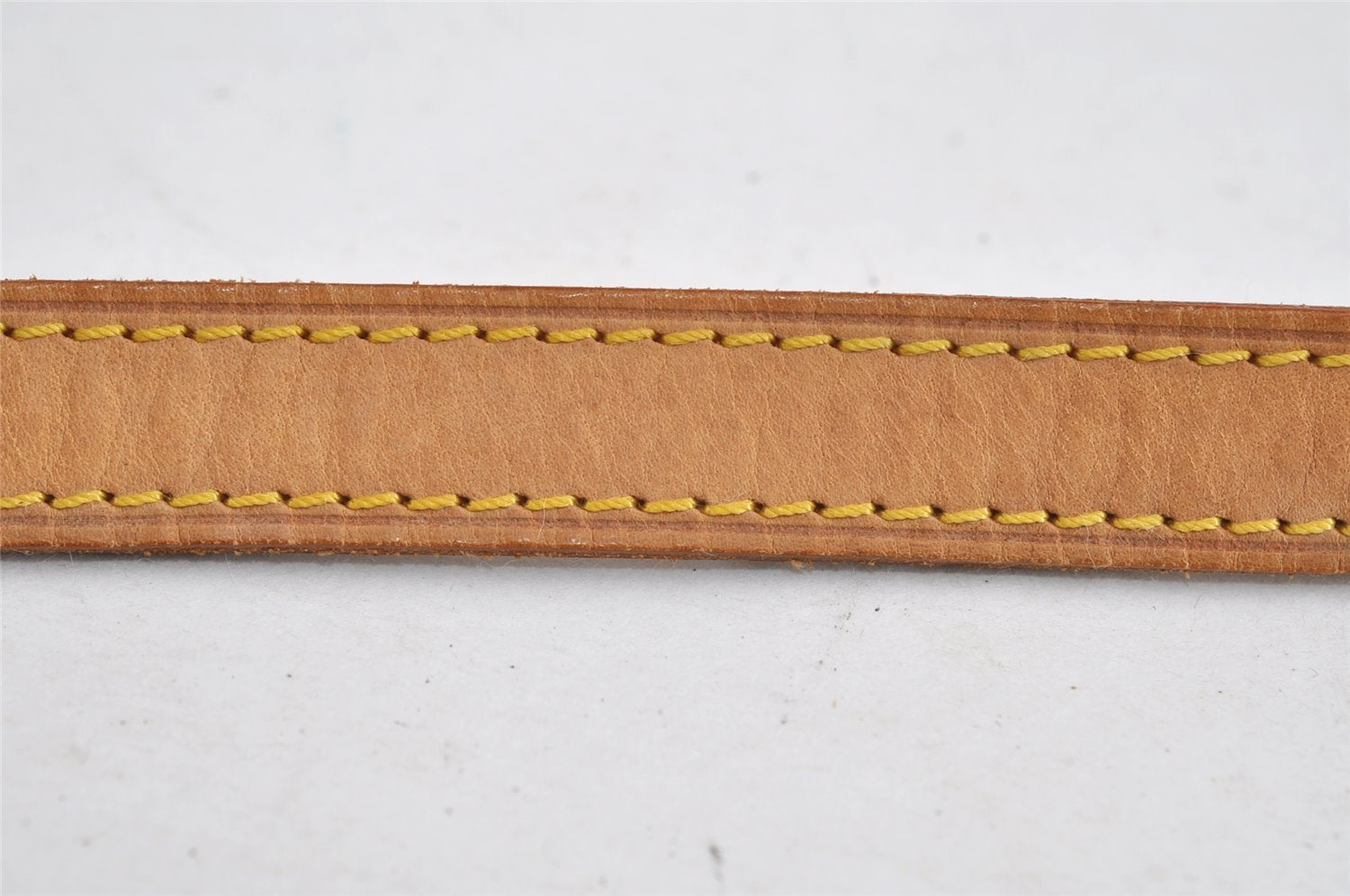 Authentic Louis Vuitton Leather Shoulder Strap Beige 39