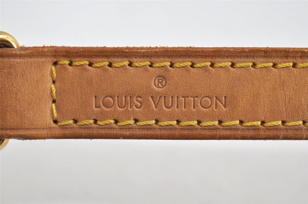 Authentic Louis Vuitton Leather Shoulder Strap Beige 39" LV 8368I