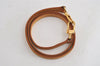 Authentic Louis Vuitton Leather Shoulder Strap Beige 39" LV 8368I