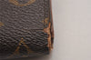 Auth Louis Vuitton Monogram M61652 Porte Monnaie Billet Carte Credit Junk 8369I