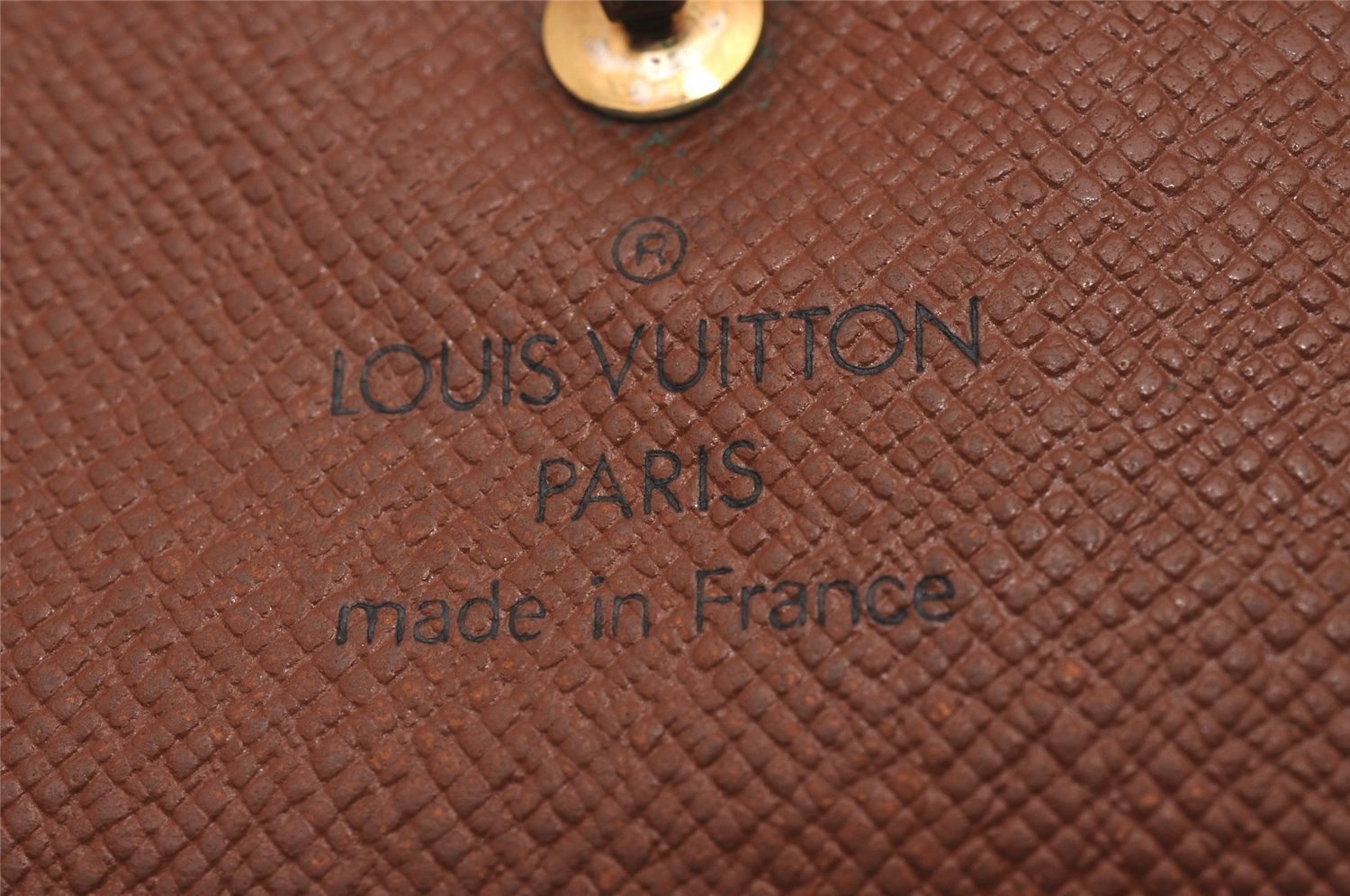 Auth Louis Vuitton Monogram M61652 Porte Monnaie Billet Carte Credit Junk 8369I