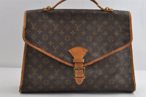 Authentic Louis Vuitton Monogram Beverly 44 M51120 2Way Hand Bag Junk 8370I