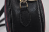 Authentic Burberrys Check Shoulder Cross Bag Purse Canvas Leather Navy 8371J