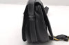 Authentic Chloe Mercie Vintage Leather Shoulder Cross Body Bag Purse Black 8372I