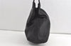 Authentic PRADA Nylon Tessuto + Plex Plastic Tote Hand Bag B8174 Black 8372J