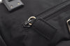 Authentic PRADA Nylon Tessuto + Plex Plastic Tote Hand Bag B8174 Black 8372J