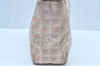 Authentic CHANEL New Travel Line Shoulder Tote Bag Nylon Leather Beige 8373H