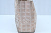 Authentic CHANEL New Travel Line Shoulder Tote Bag Nylon Leather Beige 8373H