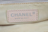Authentic CHANEL New Travel Line Shoulder Tote Bag Nylon Leather Beige 8373H