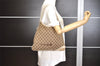 Authentic GUCCI New Britt Shoulder Tote Bag GG Canvas Leather 169947 Brown 8373J