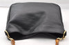 Authentic GUCCI Bamboo Vintage Shoulder Tote Bag Purse Leather Black Junk 8376I