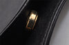 Authentic GUCCI Bamboo Vintage Shoulder Tote Bag Purse Leather Black Junk 8376I