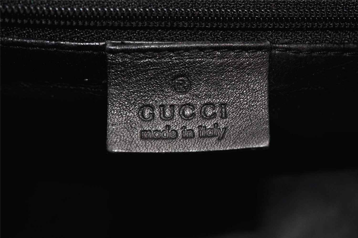 Authentic GUCCI Bamboo Vintage Shoulder Tote Bag Purse Leather Black Junk 8376I