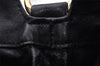 Authentic GUCCI Bamboo Vintage Shoulder Tote Bag Purse Leather Black Junk 8376I