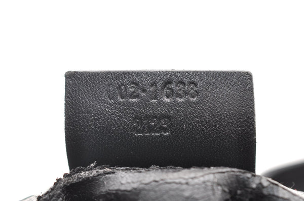 Authentic GUCCI Bamboo Vintage Shoulder Tote Bag Purse Leather Black Junk 8376I