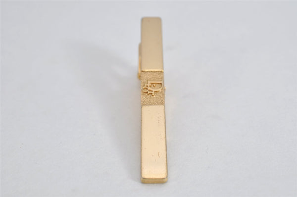Authentic Christian Dior Vintage Tie Pin Gold Tone CD 8379J