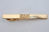 Authentic Christian Dior Vintage Tie Pin Gold Tone CD 8379J