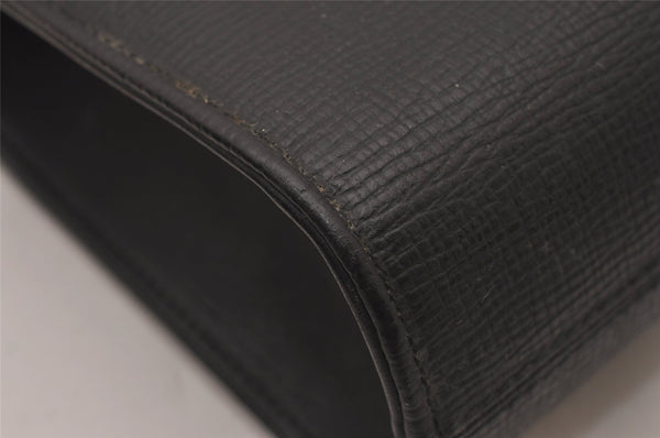 Authentic GUCCI Horsebit Vintage Shoulder Hand Bag Purse Leather Black 8380I