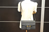 Authentic GUCCI Horsebit Vintage Shoulder Hand Bag Purse Leather Black 8380I