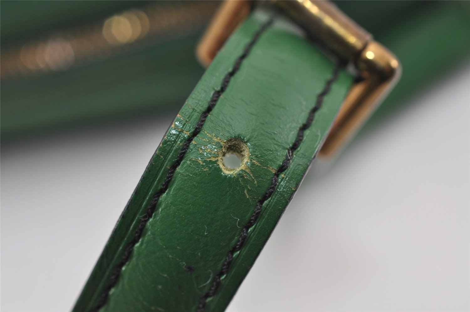 Auth Louis Vuitton Epi Trocadero 24 Shoulder Cross Bag Green M52314 LV 8381I