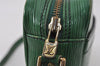 Auth Louis Vuitton Epi Trocadero 24 Shoulder Cross Bag Green M52314 LV 8381I