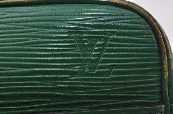 Auth Louis Vuitton Epi Trocadero 24 Shoulder Cross Bag Green M52314 LV 8381I