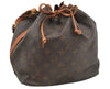 Authentic Louis Vuitton Monogram Petit Noe Drawstring Bag Old Model LV 8382I