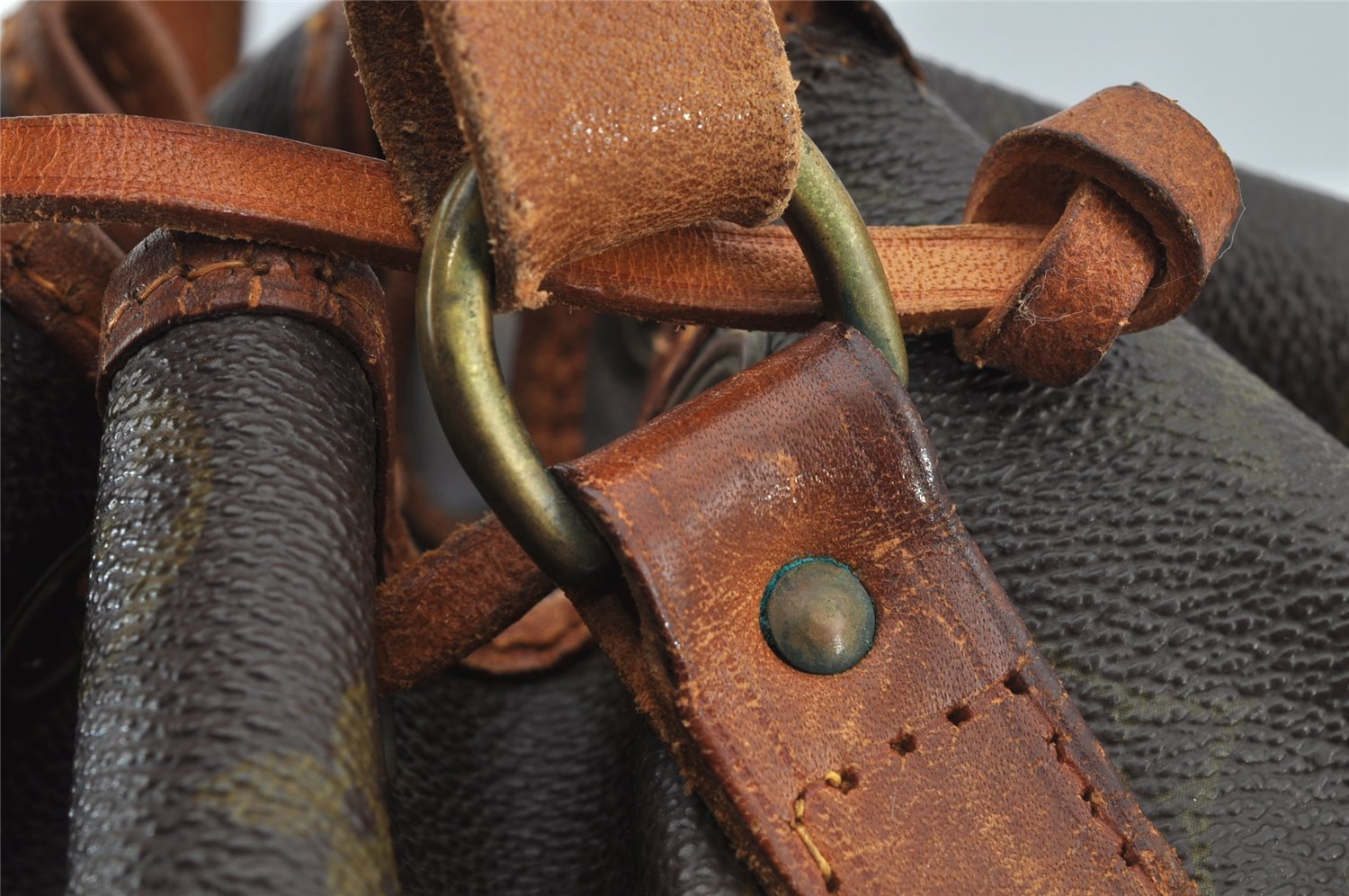 Authentic Louis Vuitton Monogram Petit Noe Drawstring Bag Old Model LV 8382I