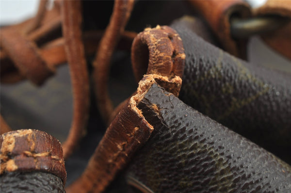 Authentic Louis Vuitton Monogram Petit Noe Drawstring Bag Old Model LV 8382I