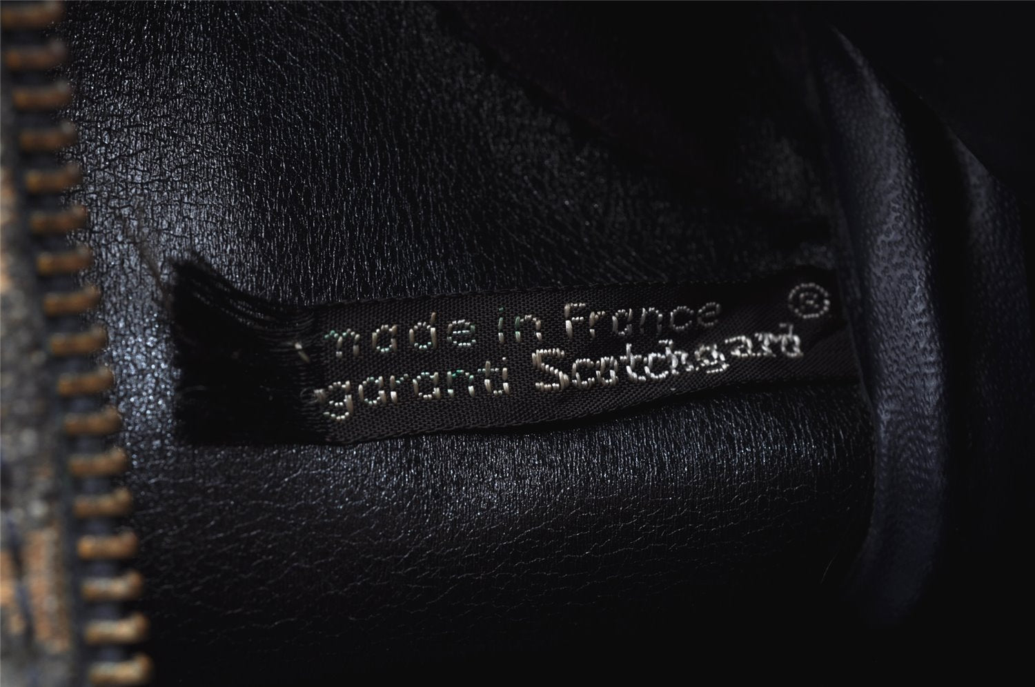 Authentic Christian Dior Trotter Hand Boston Bag Canvas Leather Blue Junk 8383I