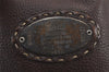 Authentic FENDI Selleria Drawstring Shoulder Bag Purse Leather Brown 8384J