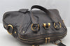 Authentic YVES SAINT LAURENT Muse Tote Hand Bag Leather 156464 Brown 8385I