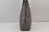 Authentic PRADA Leather Nappa Plastic Shoulder Hand Bag Brown 8385J