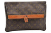 Auth Louis Vuitton Monogram Pochette Pliante Clutch Hand Bag Old Model LV 8386I