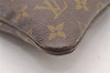 Auth Louis Vuitton Monogram Pochette Pliante Clutch Hand Bag Old Model LV 8386I