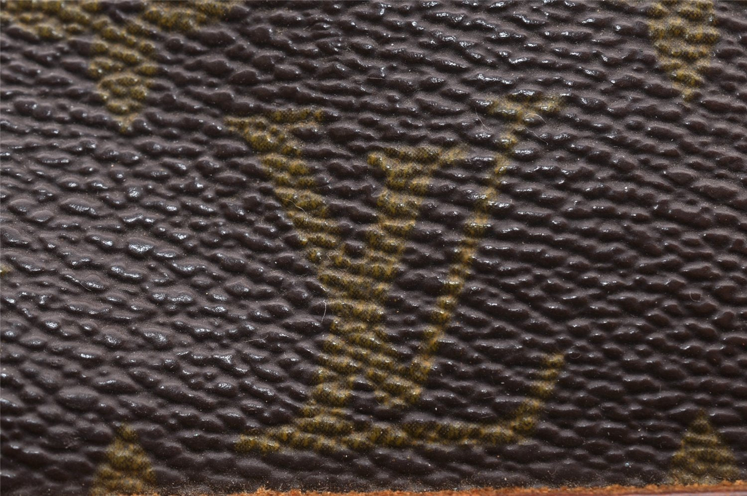 Auth Louis Vuitton Monogram Pochette Pliante Clutch Hand Bag Old Model LV 8386I