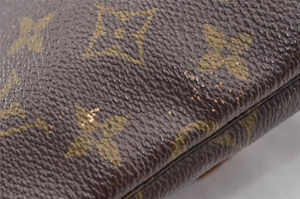Auth Louis Vuitton Monogram Pochette Pliante Clutch Hand Bag Old Model LV 8386I