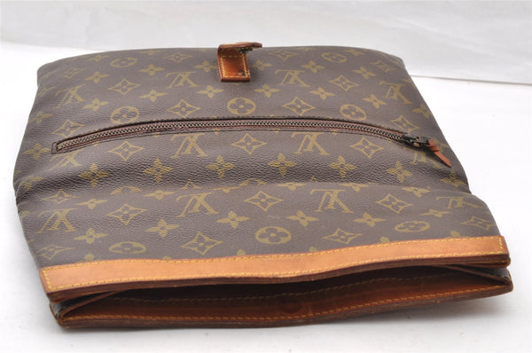 Auth Louis Vuitton Monogram Pochette Pliante Clutch Hand Bag Old Model LV 8386I