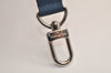 Authentic Louis Vuitton Leather Shoulder Strap Blue 50.2-60" LV 8386M