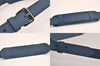 Authentic Louis Vuitton Leather Shoulder Strap Blue 50.2-60" LV 8386M