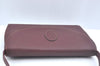 Authentic Cartier Must de Cartier Leather Shoulder Cross Bag Bordeaux Red 8387I