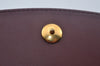 Authentic Cartier Must de Cartier Leather Shoulder Cross Bag Bordeaux Red 8387I