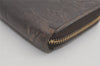 Authentic Louis Vuitton Monogram Empreinte Zippy Wallet Brown M60548 LV 8389I