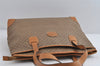 Authentic GUCCI Vintage Micro GG PVC Leather Shoulder Tote Bag Brown Junk 8392I